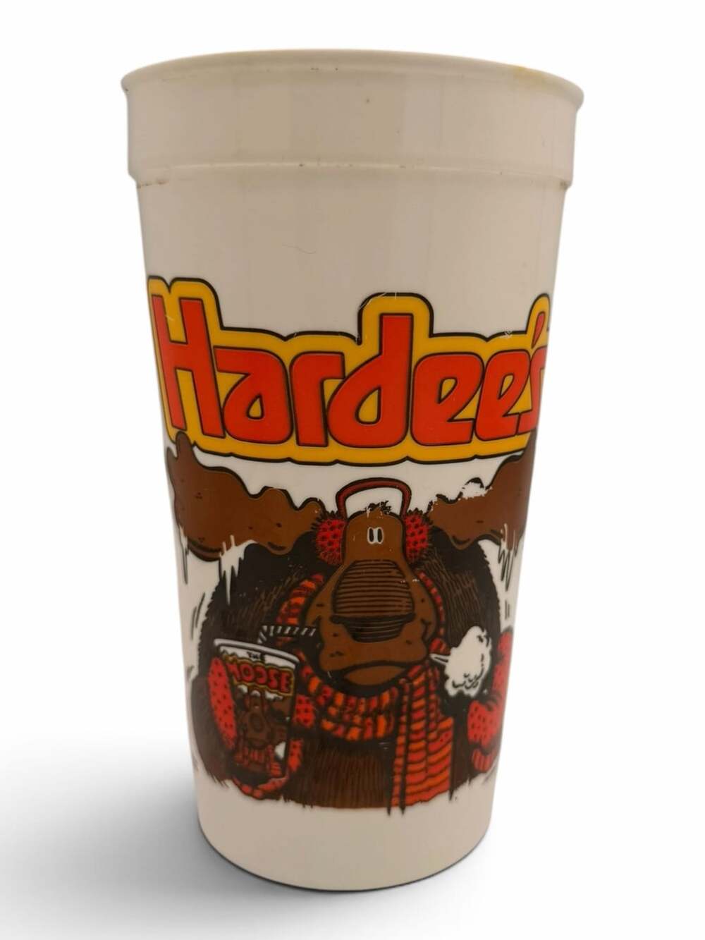 Vintage Hardee's The Moose Coca-Cola Classic Promotional Plastic Cup